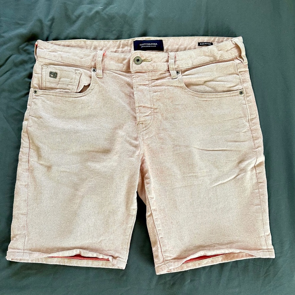 SCOTCH & SODA Ralston Denim Shorts Slim Fit Stretch 34